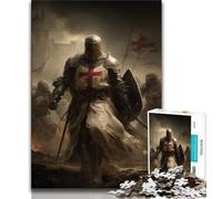 Fantasy Knight 1000 Piece Jigsaw Puzzles for Adults,Stress Reliever Difficult Challenge Deal As Gifts for The Whole Family (38x26cm)