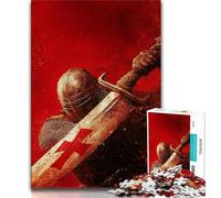 Fantasy Knight Puzzles 1000 Pieces for Adults,Help The Brain Exercise Addictive Toys to Cultivate Patience Unique Challenge Game (38x26cm)