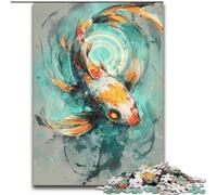 Fantasy Koi Puzzles 1000 Pieces for Adults, Staycation Kill Time Birthday Present, Gifts, Wall Art for 14+ (50x75cm)