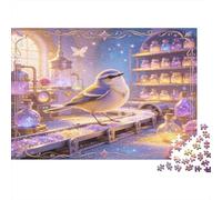 Fantasy Laboratory Blue Bird 1000 Piece Jigsaw Puzzle Jigsaw Puzzle for Adults Paper Leisure Relaxation Focus Enhancement Family Decoration Gift 70x50cm/1000pcs