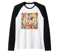 Fantasy Lady Art Deco Raglan Baseball Tee