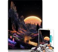 Fantasy Landscape 1000 Pieces Jigsaw Puzzles for Adults And Teens,Toys Educational Games Stress Relieving Wall Decoration (50x75cm)