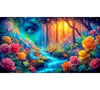 fantasy landscape 1000 Pieces Puzzle for Adults - Hard Difficult Challenging Family Game Home Activity 38x52/1000pcs