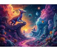 Fantasy Landscape 520 Piece Jigsaw Puzzle for Adults - Challenging Family Board Game for Teens & Adults 14+, Gifts for Men & Women