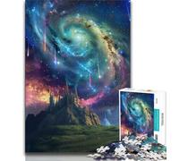 Fantasy Landscape Adult Jigsaw Puzzles 1000 Pieces,Staycation Kill Time Every Piece Is Unique - Challenging Family Fun Game 38x26cm