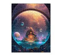 Fantasy Landscape Castle Puzzle 500 Pieces, Fun Challenging Puzzle Games, Difficult Jigsaw Puzzles for Adults 500 Pieces