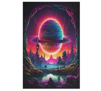 Fantasy Landscape Jigsaw Puzzles for Adults 1000 Pieces Puzzle Brain Teaser And Children Premium Quality Wooden （78×53cm）