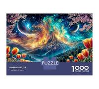 Fantasy Landscape Jigsaws 1000 Piece Puzzle Impossible Suitable for Decompression And Wall Decor for Adults And Kids 52x38cm/1000pcs