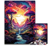 Fantasy Landscape Under Sunset Jigsaws 1000 Pieces for Adults Paper Jigsaw Puzzles for Adults for Parents, Lovers, Friends Age 1000 PCS(38x26cm)