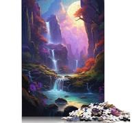 Fantasy Landscape Water Puzzles 1000 Piece Jigsaws for Adults Learning Educational Toys Family Games Festival Birthday Gifts 1000pcs (75x50cm)