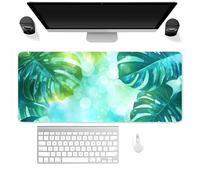 Fantasy Leaf Large Gaming Mouse Pad, 1000x500x2mm Extended gaming mouse mat XXL improved Precision and Speed Mousemat with Stitched Edges, Desk Mat for Keyboard and Mouses