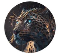 Fantasy Leopard Adult Jigsaw Puzzles 1000 Pieces Cardboard Jigsaw Ideal for Home & Office Decor, for Birthday 1000pcs (67.5x67.5cm)
