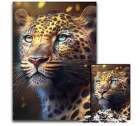 Fantasy Leopard Adult Jigsaw Puzzles 1000 Pieces Impossible Jigsaw Puzzles for Adults Brain Teaser, Adult Game, Family Interactive Activity 50x75CM/19.68x29.52inch