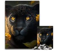 Fantasy Leopard Adult Jigsaw Puzzles 1000 Pieces Jigsaw Puzzles for Adults Perfect Home Or Office Decor, Ideal 26X38CM/10.23x14.96inch