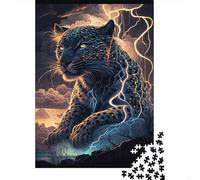 Fantasy Leopard Animal Puzzle Friendly Materials 100 Percent Recycled Cardboard Jigsaw Puzzle for Adult Children 1000pcs (38x26cm)