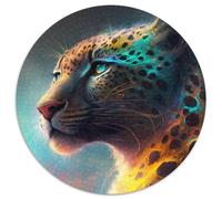 Fantasy Leopard JigsawPuzzle 1000 Pieces for Adults Cardboard Puzzles Family Interactive Game, Craft Gift with Colorful Artwork 67.5x67.5cm