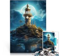 Fantasy LighthouseAdults Puzzles 1000 Piece Jigsaws Learning Educational Toys Family Games is ideal as gifts for the whole family 38x26cm