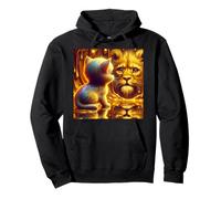 Fantasy Lion And Kitten Pullover Hoodie