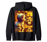Fantasy Lion And Kitten Zip Hoodie