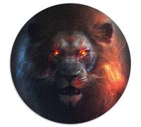 Fantasy Lion Jigsaw Puzzles for Adults 1000 Piece Cardboard Jigsaw Puzzles Perfect Home Or Office Decor, Ideal 67.5x67.5cm