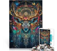 Fantasy Magic Deer1000 Piece Puzzle For Adults Help the brain exercise addictive toys to cultivate patience unique challenge game 38x26cm