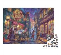 Fantasy Magic Market 1000 Piece Jigsaw Puzzle,Adults & Kids 14+,Home Wall Decor,Stress Relief,Whimsical Challenge,Premium Cardboard,Educational Toy,Gift Idea 52x38cm