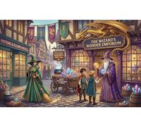 Fantasy Magic Market 1000 Piece Jigsaw Puzzle,Educational Toy,Gift Idea,Premium Cardboard,Impossible Challenge,Home Wall Decor,Adults & Kids 14+,Stress Relief 52x38cm