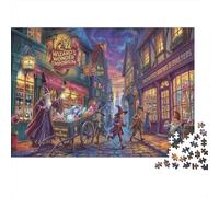 Fantasy Magic Market 1000 Piece Jigsaw Puzzle,Stress Relief,Adults & Kids 14+,Home Wall Decor,Whimsical Challenge,Great Gifts,Premium Cardboard,Educational Toy 70x50cm