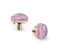 Fantasy Magical Moon and Clouds Cabinet Knobs and Wall Hooks, 6 Pack Modern Drawer Pulls with Golden Base, Solid Zinc Alloy Handles for Kitchen, Bathroom, Dresser