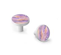 Fantasy Magical Moon and Clouds Cabinet Knobs and Wall Hooks, 6 Pack Modern Drawer Pulls with White Base, Solid Zinc Alloy Handles for Kitchen, Bathroom, Dresser