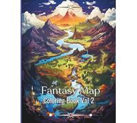 Fantasy Map Coloring Book Vol 2