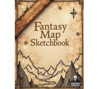 Fantasy Map Sketchbook: Hexgrid - Standard Size Maps