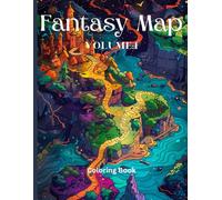 Fantasy Maps Coloring Book: Volume 1