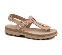 Fantasy Marlena Buckle Up Sandal Espresso Cobra - Buckle-up strap, Extra light and flexible sole