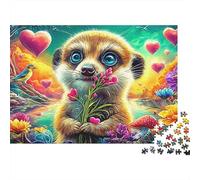 Fantasy Meerkat 1000-Piece Jigsaw Puzzle Highly Playable Puzzle Classic Jigsaw Puzzles for All Ages 70x50cm/1000pcs