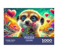Fantasy MeerkatGigantic 1000-Piece Jigsaw Puzzles for Adults An Arsenal of 1000 Ruthlessly Difficult Challenging Puzzle Game Pieces - Engineered to Be A Trophy Gift Jigsaw Puzzles for Adults And Kids