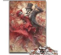 Fantasy Mexican Skeleton Couple 2000 Pieces Jigsaw Puzzles For Teens And Adults, Stress Reliever Staycation Kill Time with Matching Poster And Trivia Sheet (70x100cm)