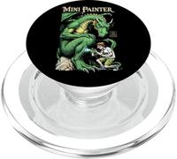 Fantasy Miniature Painter Dragon Funny Airbrush Painting RPG PopSockets PopGrip for MagSafe