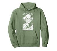 Fantasy Miniature Painter Of Minis Funny Orc Airbrush RPG Pullover Hoodie, Adult Unisex, Sage Green, Small