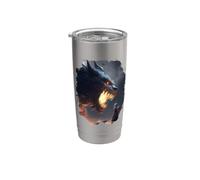 Fantasy Monsters with Medieval Knights Warriors Stainless Steel Insulated Tumbler