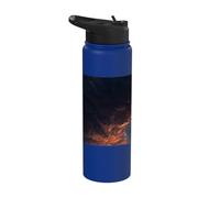 Fantasy Monsters with Medieval Knights Warriors Stainless Steel Insulated Water Bottle