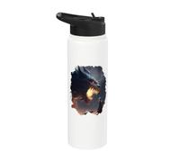 Fantasy Monsters with Medieval Knights Warriors Stainless Steel Insulated Water Bottle