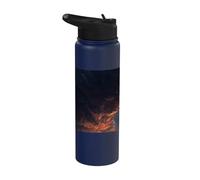 Fantasy Monsters with Medieval Knights Warriors Stainless Steel Insulated Water Bottle