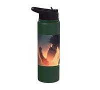 Fantasy Monsters with Medieval Knights Warriors Stainless Steel Insulated Water Bottle