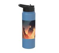 Fantasy Monsters with Medieval Knights Warriors Stainless Steel Insulated Water Bottle