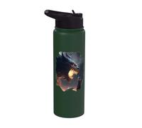Fantasy Monsters with Medieval Knights Warriors Stainless Steel Insulated Water Bottle