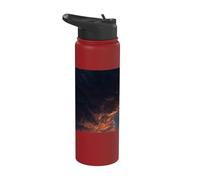 Fantasy Monsters with Medieval Knights Warriors Stainless Steel Insulated Water Bottle