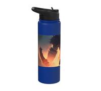 Fantasy Monsters with Medieval Knights Warriors Stainless Steel Insulated Water Bottle