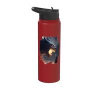 Fantasy Monsters with Medieval Knights Warriors Stainless Steel Insulated Water Bottle
