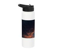 Fantasy Monsters with Medieval Knights Warriors Stainless Steel Insulated Water Bottle